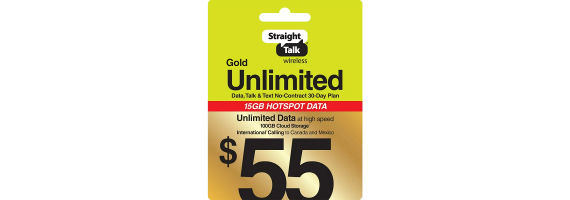 Straight Talk $55 Gold Ultimate Unlimited 