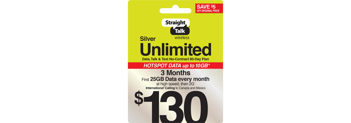 Straight Talk 3 Month Plan Silver Unlimited